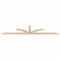 Ekena Millwork Richland Smooth Timber Gable Bracket, Douglas Fir, 108"W x 22"H x 1 1/2"D x 3 1/2"F, 5/12 Pitch GBW108X22X0204RIC00SDF - alternate 3